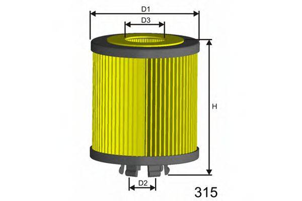 Масляний фільтр MISFAT L019