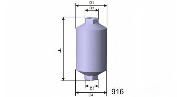 MISFAT E511 Паливний фільтр