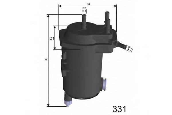 Паливний фільтр MISFAT F114A