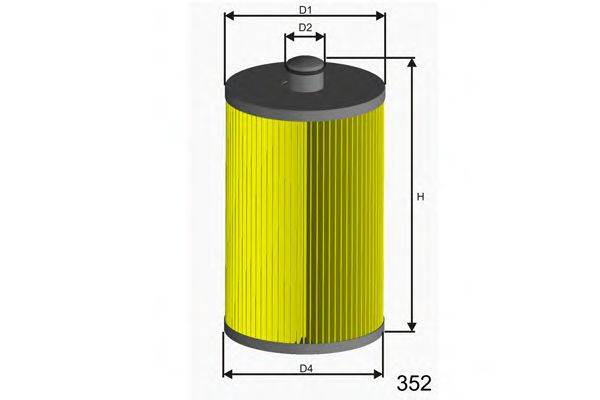 Паливний фільтр MISFAT F012