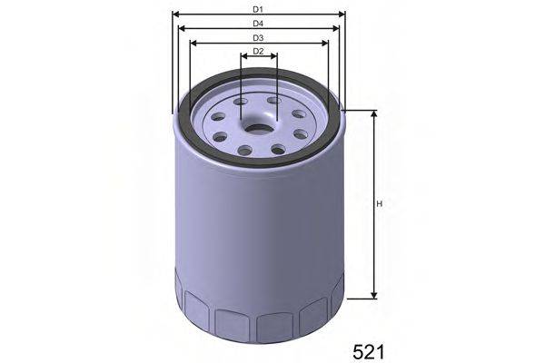 Масляний фільтр MISFAT Z438
