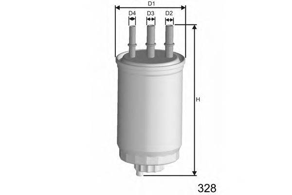 Паливний фільтр MISFAT M445