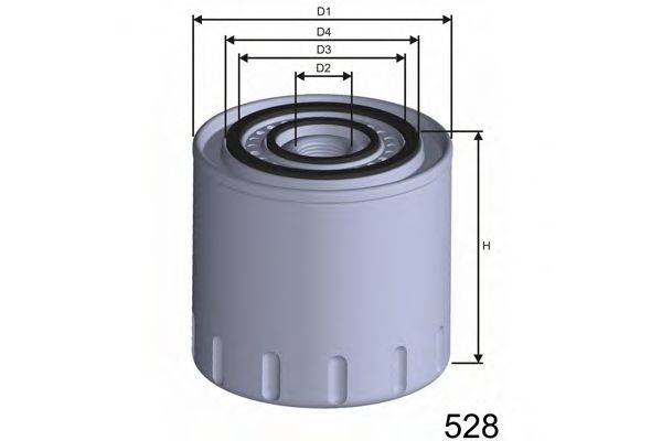 Масляний фільтр MISFAT Z314