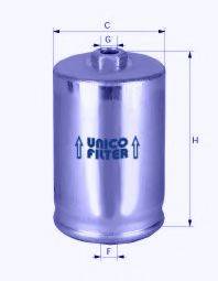Паливний фільтр UNICO FILTER FI 7126