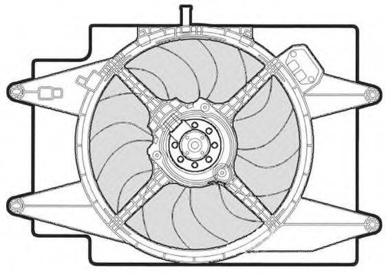 Вентилятор, охолодження двигуна CTR 1209501