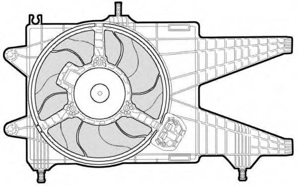 Вентилятор, охолодження двигуна CTR 1209563