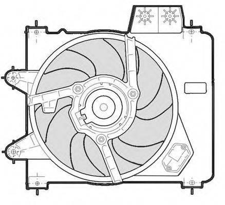 CTR 1209600 Вентилятор, охолодження двигуна