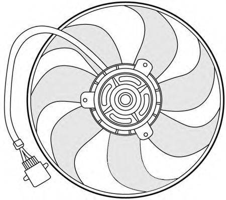 Вентилятор, охолодження двигуна CTR 1209653