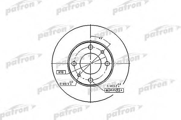 гальмівний диск PATRON PBD1721
