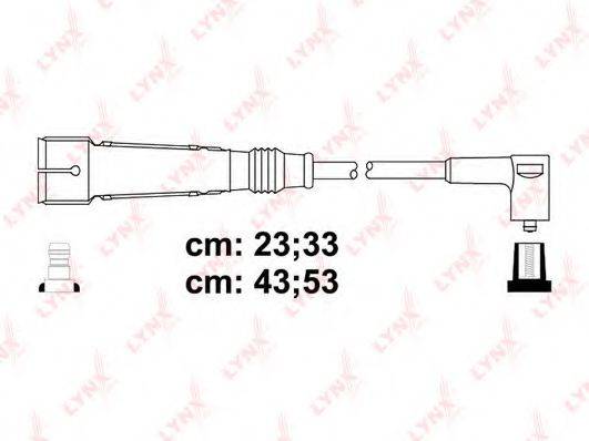 Комплект дротів запалення LYNXAUTO SPC4401