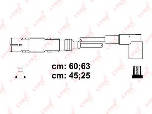 Комплект дротів запалення LYNXAUTO SPC8036