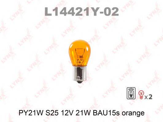Лампа розжарювання LYNXAUTO L14421Y-02