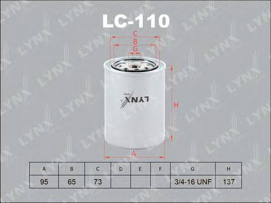 Масляний фільтр LYNXAUTO LC-110