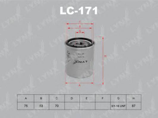 Масляний фільтр LYNXAUTO LC-171