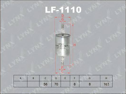 Паливний фільтр LYNXAUTO LF-1110