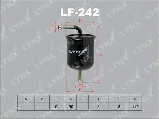 Паливний фільтр LYNXAUTO LF-242