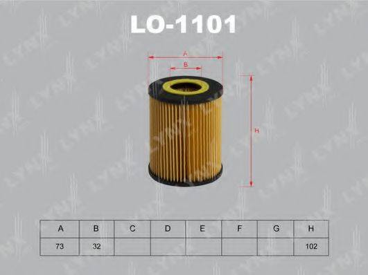 Масляний фільтр LYNXAUTO LO-1101