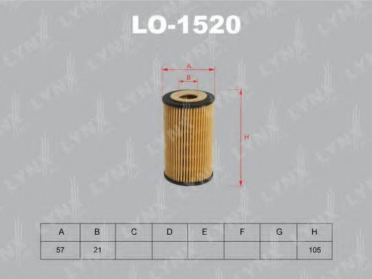 Масляний фільтр LYNXAUTO LO-1520