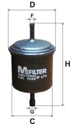 Паливний фільтр MFILTER BF 676