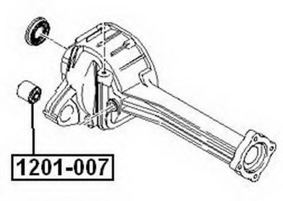 Підвіска, важіль незалежної підвіски колеса ASVA 1201-007