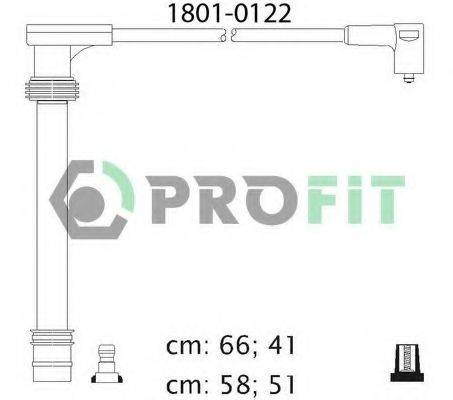 Комплект дротів запалення PROFIT 1801-0122