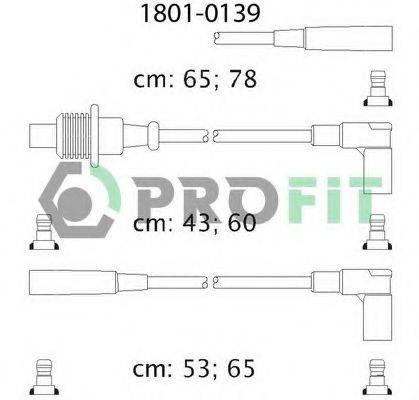 Комплект дротів запалення PROFIT 1801-0139