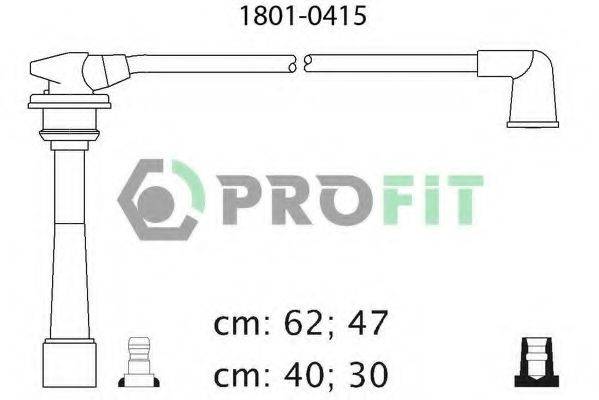 Комплект дротів запалення PROFIT 1801-0415