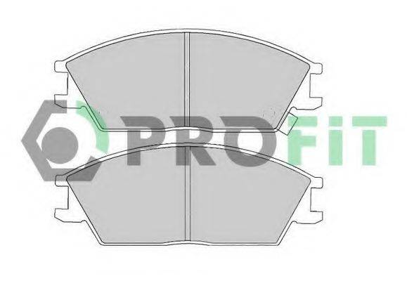 PROFIT 50000435 Комплект гальмівних колодок, дискове гальмо