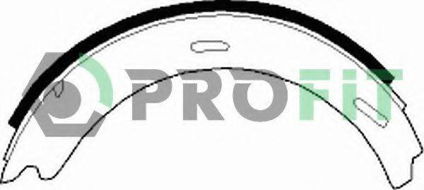 Комплект гальмівних колодок PROFIT 5001-0196