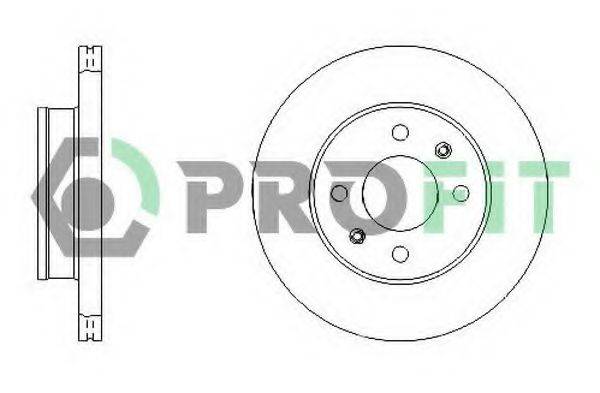 гальмівний диск PROFIT 5010-1632