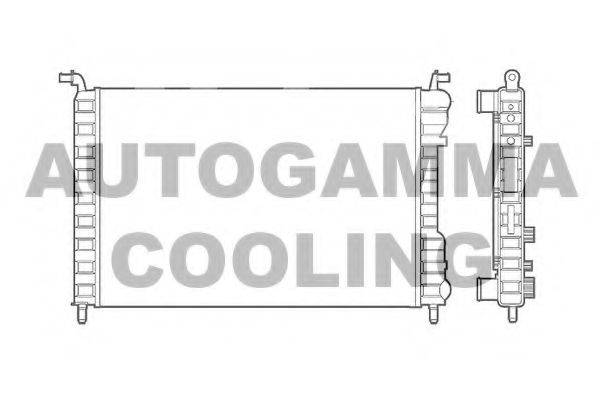 Радіатор, охолодження двигуна AUTOGAMMA 101188