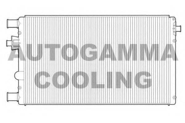 Радіатор, охолодження двигуна AUTOGAMMA 102867