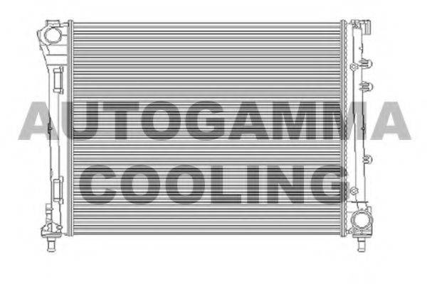 Радіатор, охолодження двигуна AUTOGAMMA 104620
