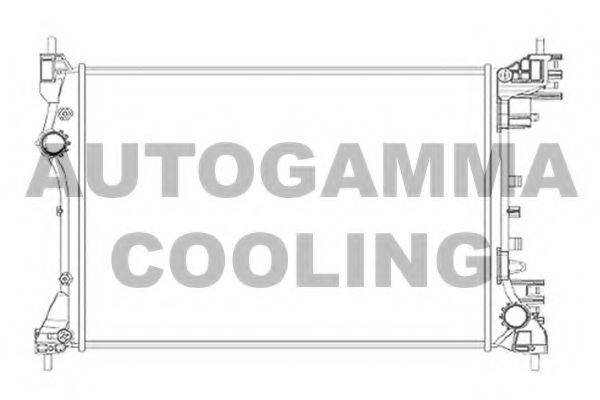 AUTOGAMMA 105365 Радіатор, охолодження двигуна