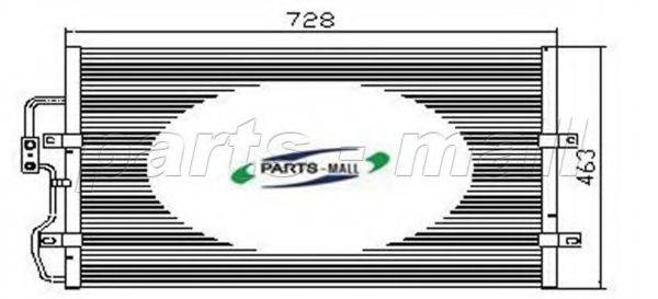 Конденсатор, кондиціонер PARTS-MALL PXNCX-007Z