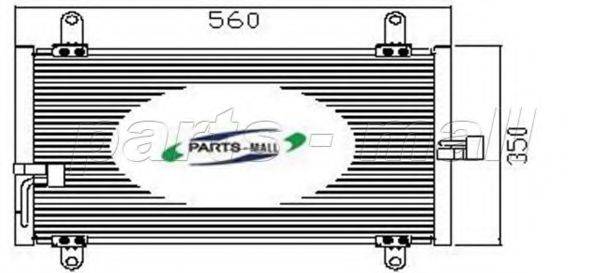 PARTS-MALL PXNCX024G Конденсатор, кондиціонер