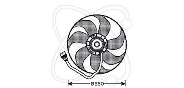 Вентилятор, охолодження двигуна ELECTRO AUTO 32VB007