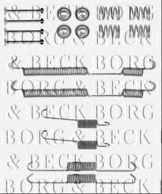 BORG & BECK BBK6146 Комплектуючі, колодки дискового гальма