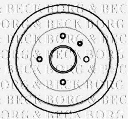 Гальмівний барабан BORG & BECK BBR7005