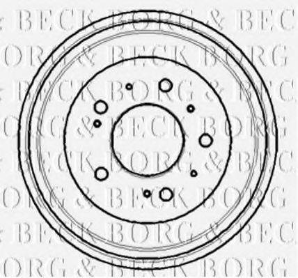 Гальмівний барабан BORG & BECK BBR7101