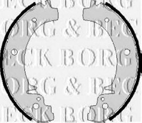 Комплект гальмівних колодок BORG & BECK BBS6075