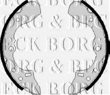 Комплект гальмівних колодок BORG & BECK BBS6120