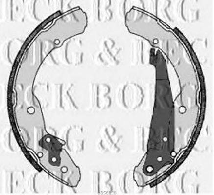 BORG & BECK BBS6230 Комплект гальмівних колодок