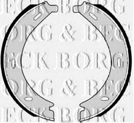 BORG & BECK BBS6257 Комплект гальмівних колодок