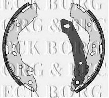 BORG & BECK BBS6272 Комплект гальмівних колодок
