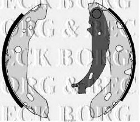 Комплект гальмівних колодок BORG & BECK BBS6279