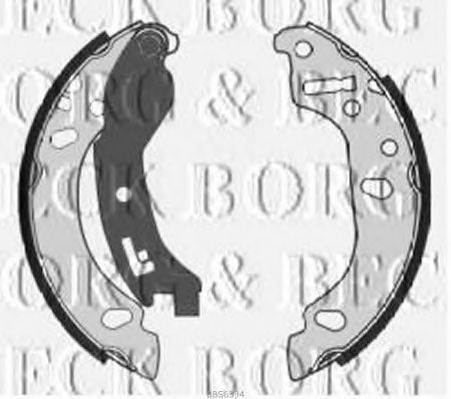 Комплект гальмівних колодок BORG & BECK BBS6334