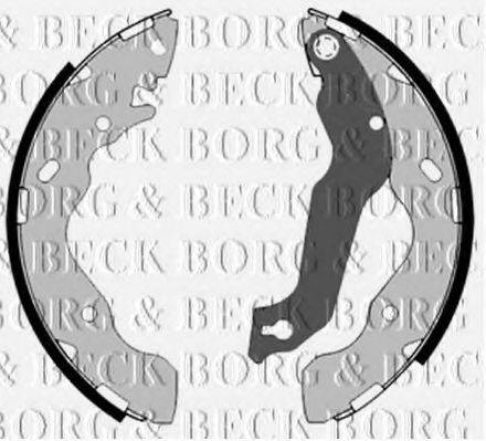 Комплект гальмівних колодок BORG & BECK BBS6385