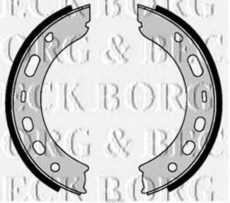 Комплект гальмівних колодок BORG & BECK BBS6392