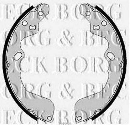 Комплект гальмівних колодок BORG & BECK BBS6410